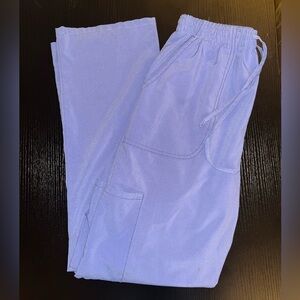 Womens Ceil Blue Scrub Pants